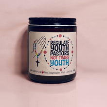 Load image into Gallery viewer, Regulate Youth Pastors Not Trans Youth | Trans Ally Gift | FFS Gift | Top Surgery Gift | Trans  Gift  | F*ck T Rump | Trans Rights |
