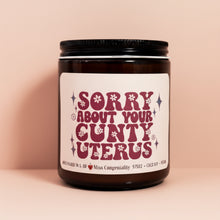 Load image into Gallery viewer, Sorry About Your C*nty Uterus| Hysterectomy Gift | Goodbye Uterus Gift | Gift For Friend Having A Hysterectomy
